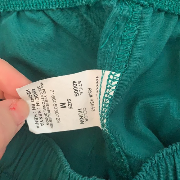 Cherokee Men’s Medium Green Scrub Pants - Picture 5 of 7